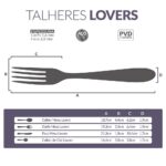 Faqueiro 16 Peças Lovers Gourmet Mix - Ouro - Imagem 11