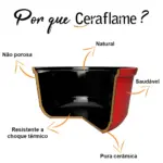 Assadeira Clear Ceraflame Retangular 25x22cm com Alça 2000ml - Cobre - Imagem 3