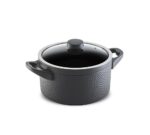 CACAROLA MARTELADA 24CM 5000ML GRAFITE
