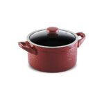Caçarola Ceraflame Martelada 24cm 5,0 Litros - Pomodoro (Glass)