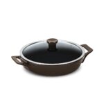 FRIGIDEIRA CLEAR 28CM COM ALCA 2500ML CHOCOLATE