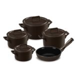 CONJUNTO CLEAR+ 5 PCS (INDUCAO) - CHOCOLATE