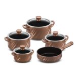 CONJUNTO TWIST 5 PCS INDUCAO - COBRE