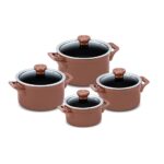 CONJUNTO CLEAR 4 PCS - COBRE