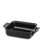 Assadeira Clear Ceraflame Retangular 25x22cm com Alça 2000ml - Preto